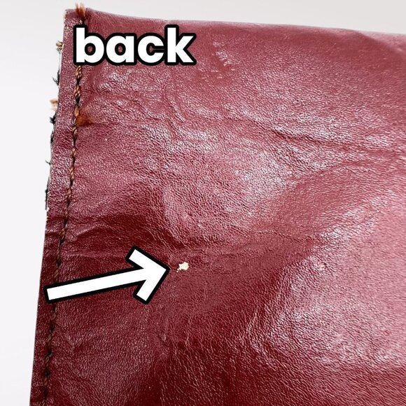 Vintage Genuine Leather Wallet Coin Purse Made In Brazil Bifold 80s 90s - Picture 10 of 10